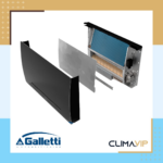 Вентилаторен конвектор Galletti AU 20 KIL, управление EVO-D, ЧЕРЕН - Image 4