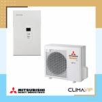 Термопомпа Mitsubishi Heavy Hydrolution HMS100-W/FDCW71VNX-W, 8 kW, отопление, охлаждане и БГВ